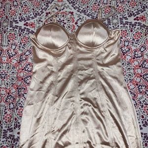Gold Charlotte Russe dress, Worn once.